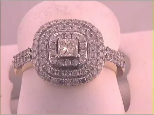 1 CTW-DIA FASHION RING