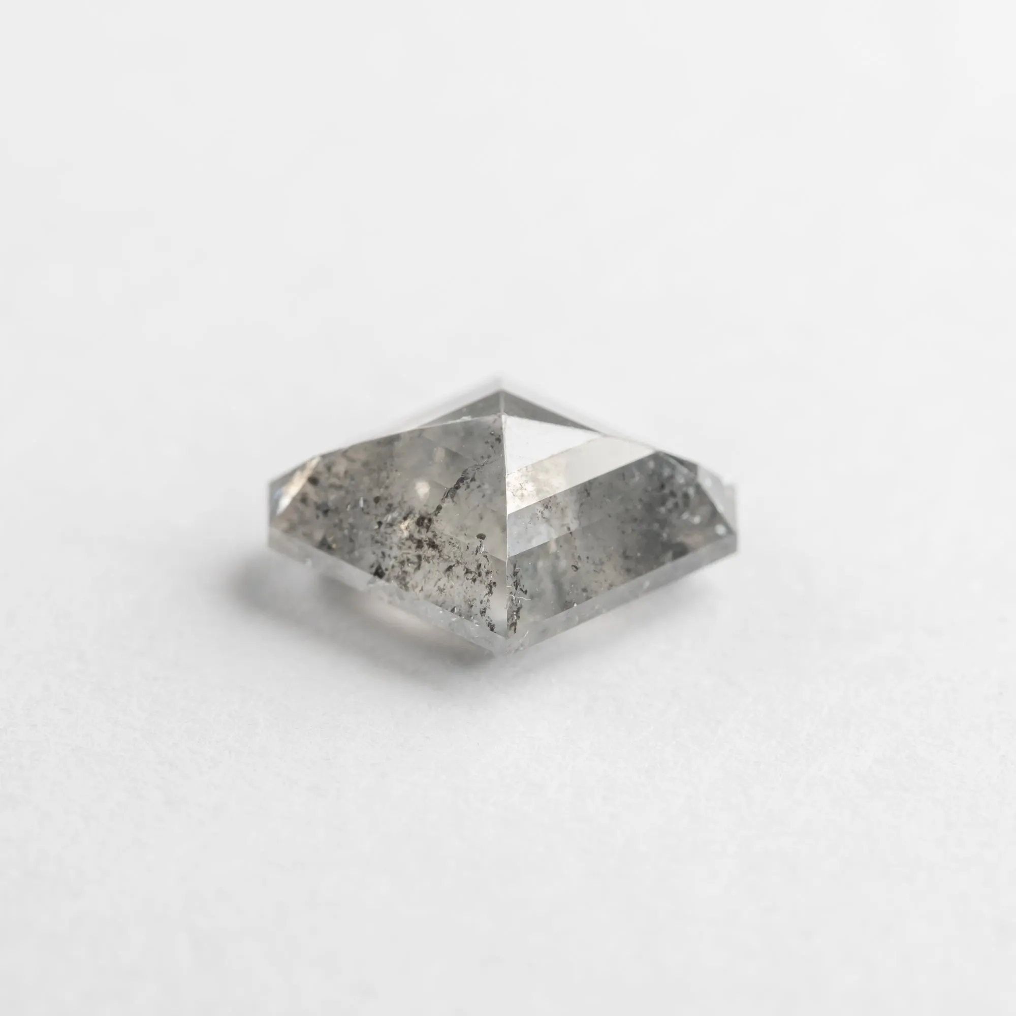 1.76 Carat Salt and Pepper Double Cut Geometric Diamond