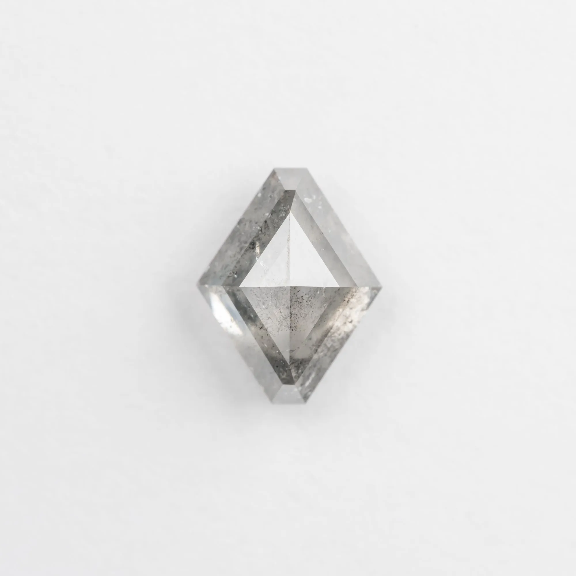 1.76 Carat Salt and Pepper Double Cut Geometric Diamond