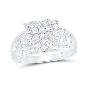 1CTW-DIA NK FASHION HEART RING S5