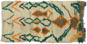 2'5" x 4'10" Vintage Moroccan Rug