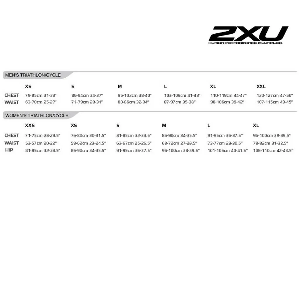 2XU Active TriSuit, Herren, schwarz/rot