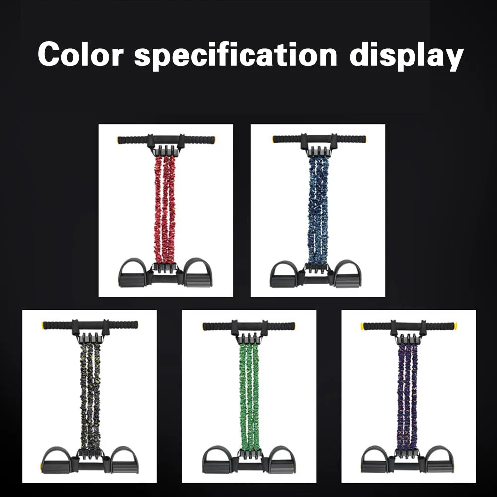3 Tube Elastic Pull Rope Foot Pedal