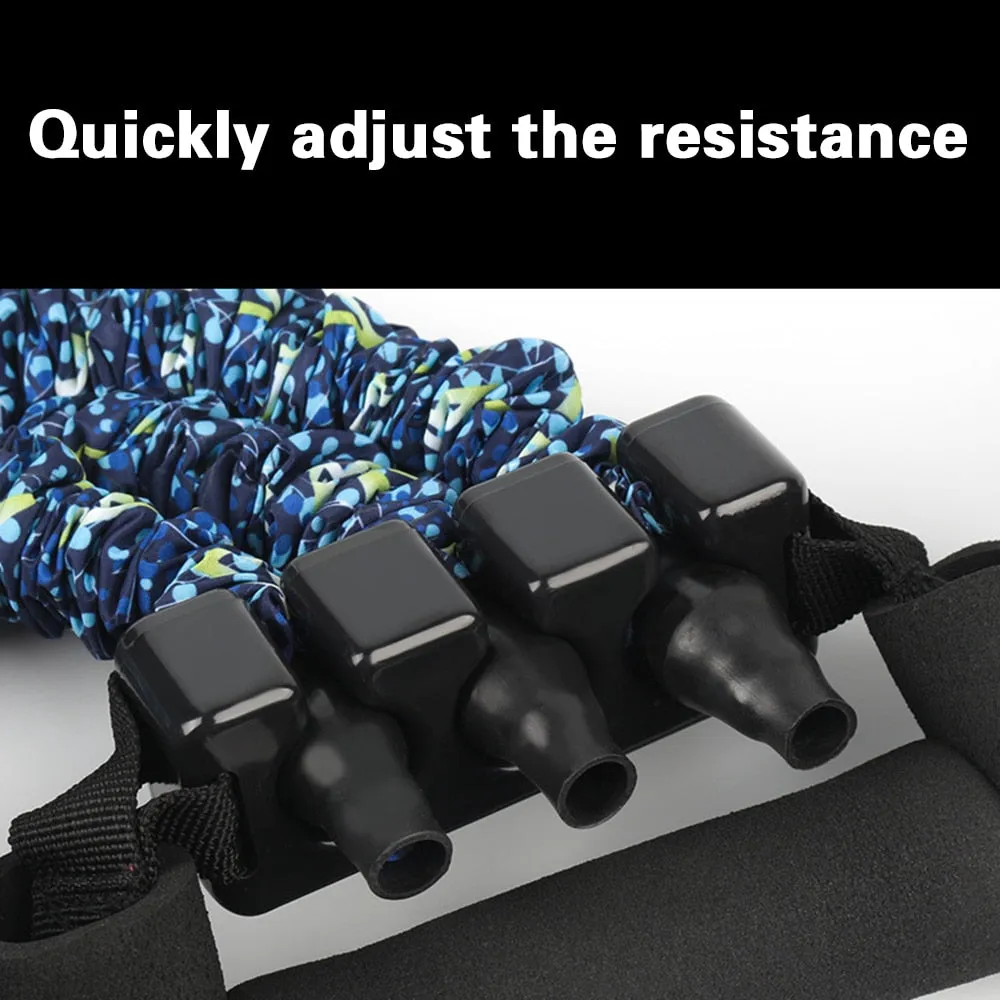 3 Tube Elastic Pull Rope Foot Pedal