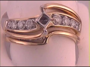 5/8CT-DIA SEMI-MOUNT BRIDAL SET