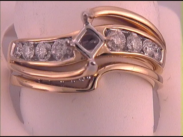 5/8CT-DIA SEMI-MOUNT BRIDAL SET