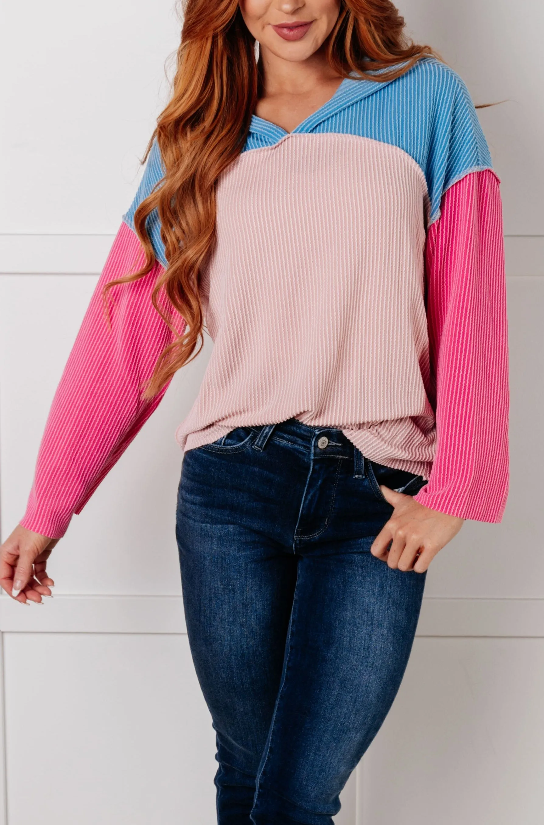 A-Tisket A-Tasket Color Block Pullover