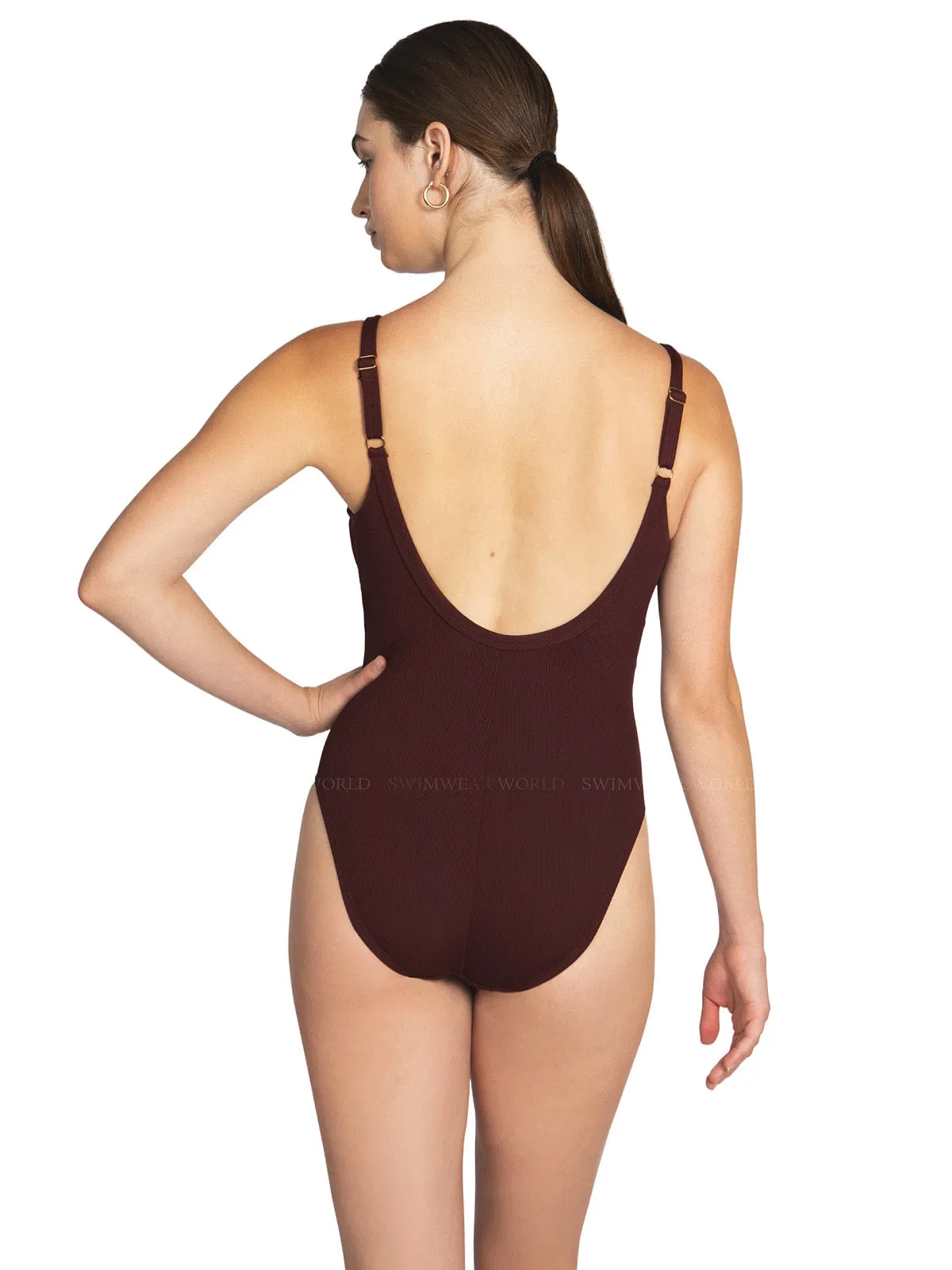 Amy One Piece V Neck ::RET