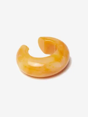 arc cuff - marbled apricot