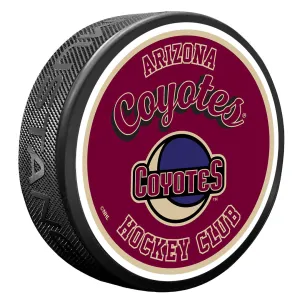 Arizona Coyotes Puck | Retro Script