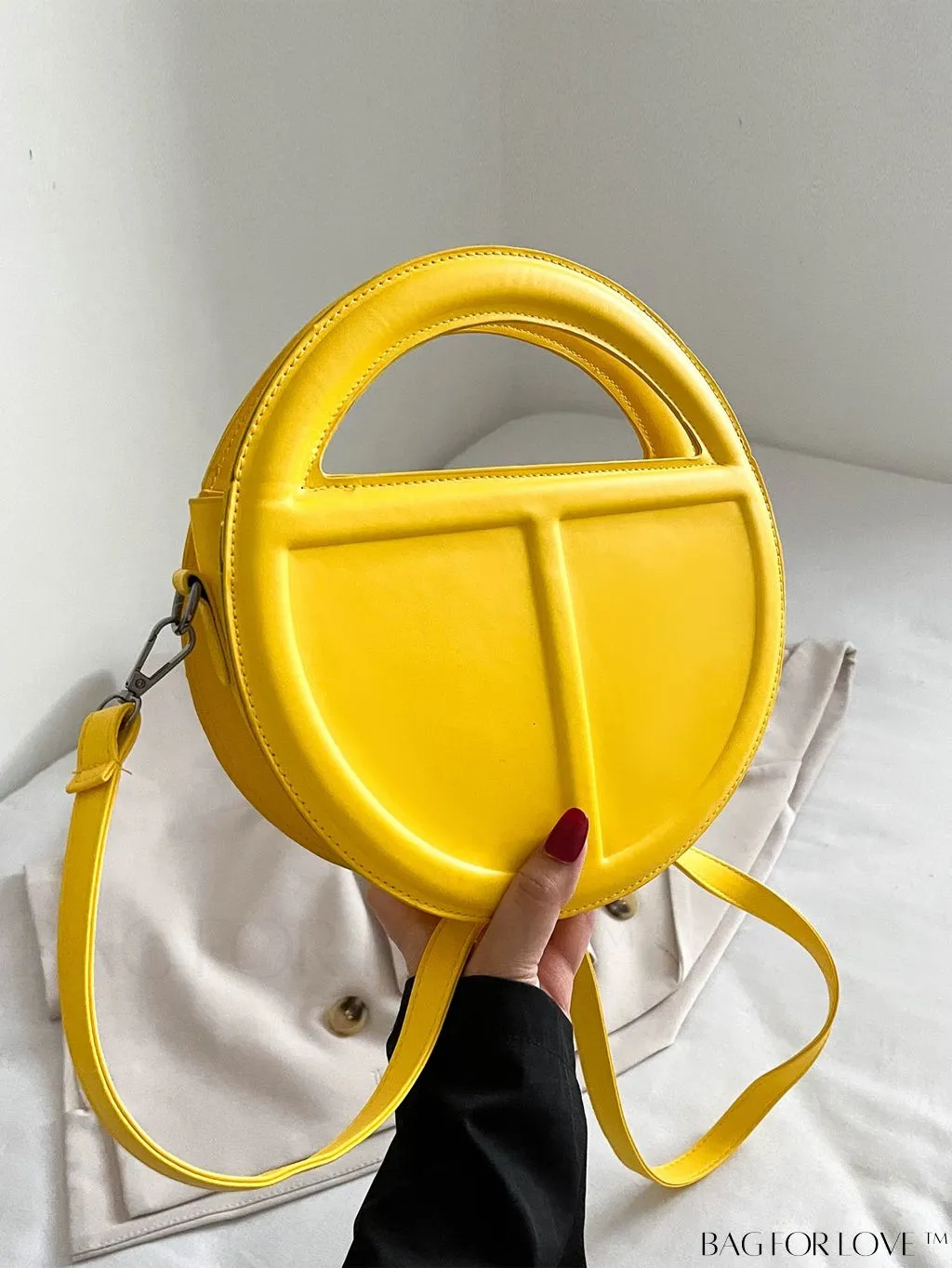 BagForLove - Chic Crossbody Handbag with Pressure Mark Detailing