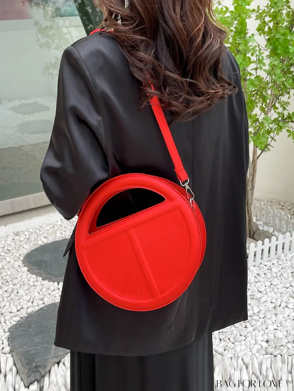 BagForLove - Chic Crossbody Handbag with Pressure Mark Detailing