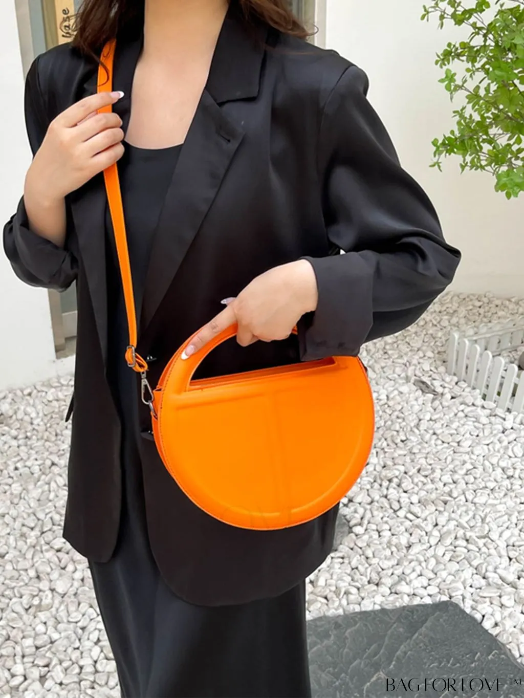 BagForLove - Chic Crossbody Handbag with Pressure Mark Detailing
