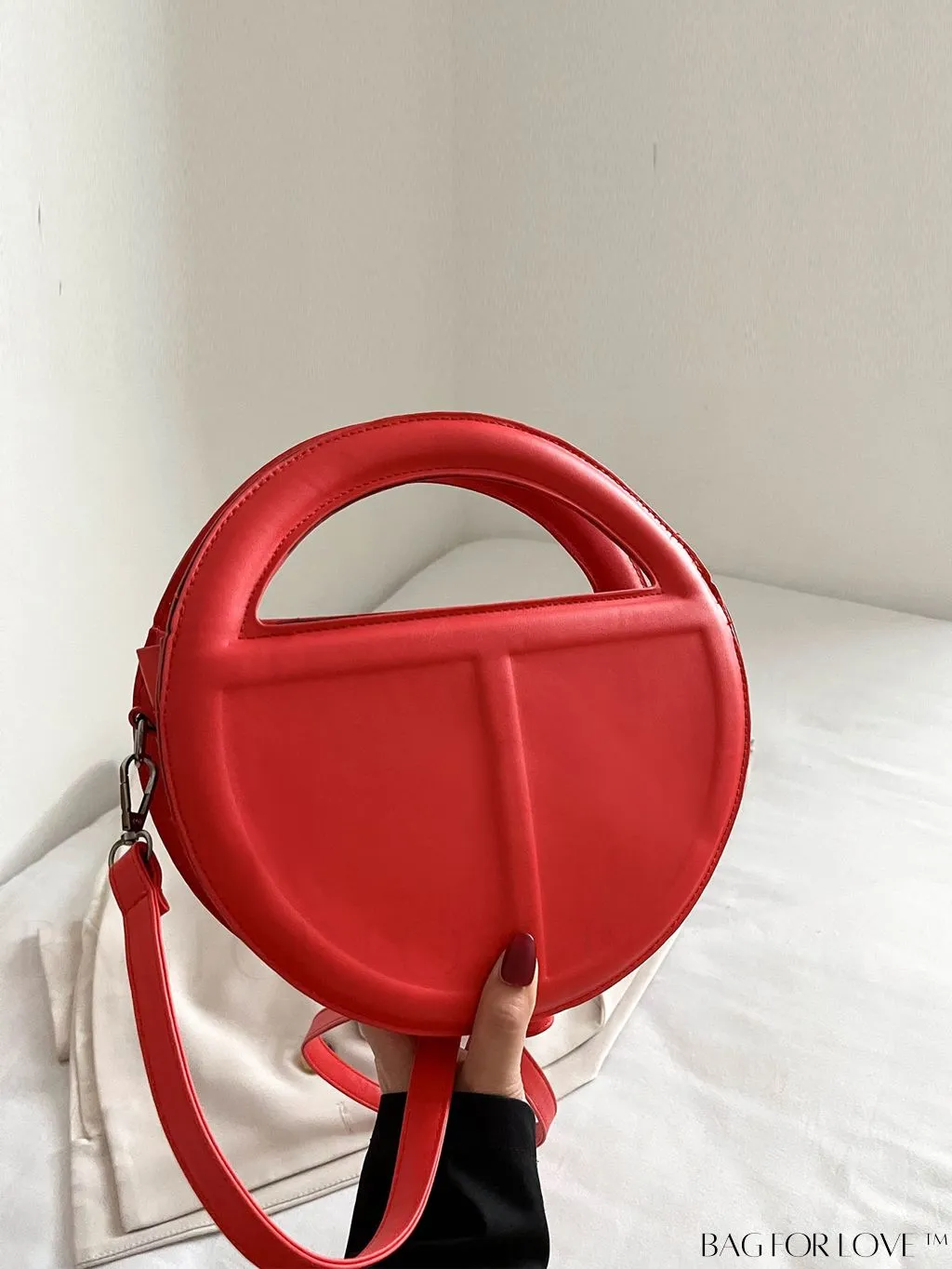 BagForLove - Chic Crossbody Handbag with Pressure Mark Detailing