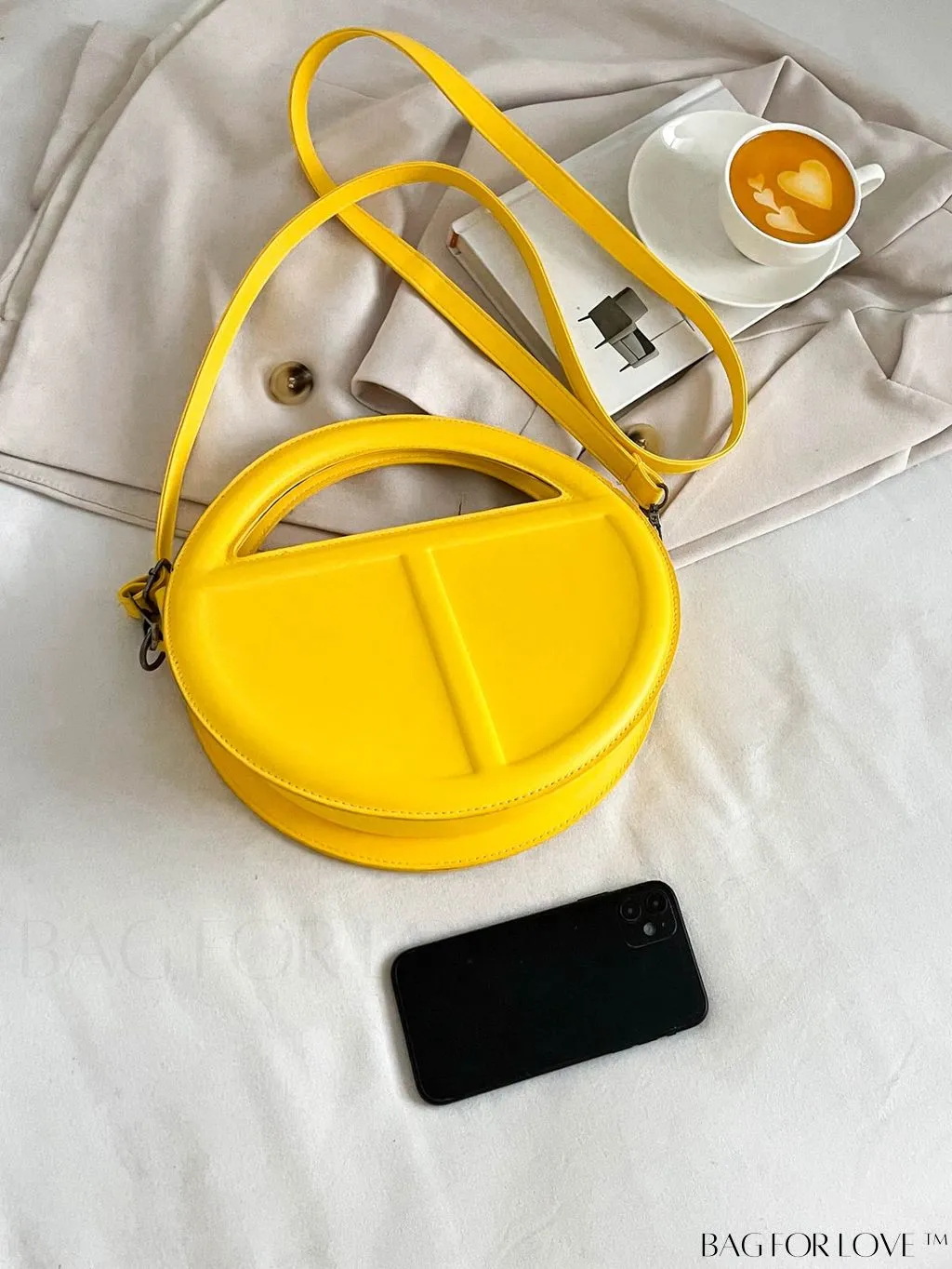 BagForLove - Chic Crossbody Handbag with Pressure Mark Detailing