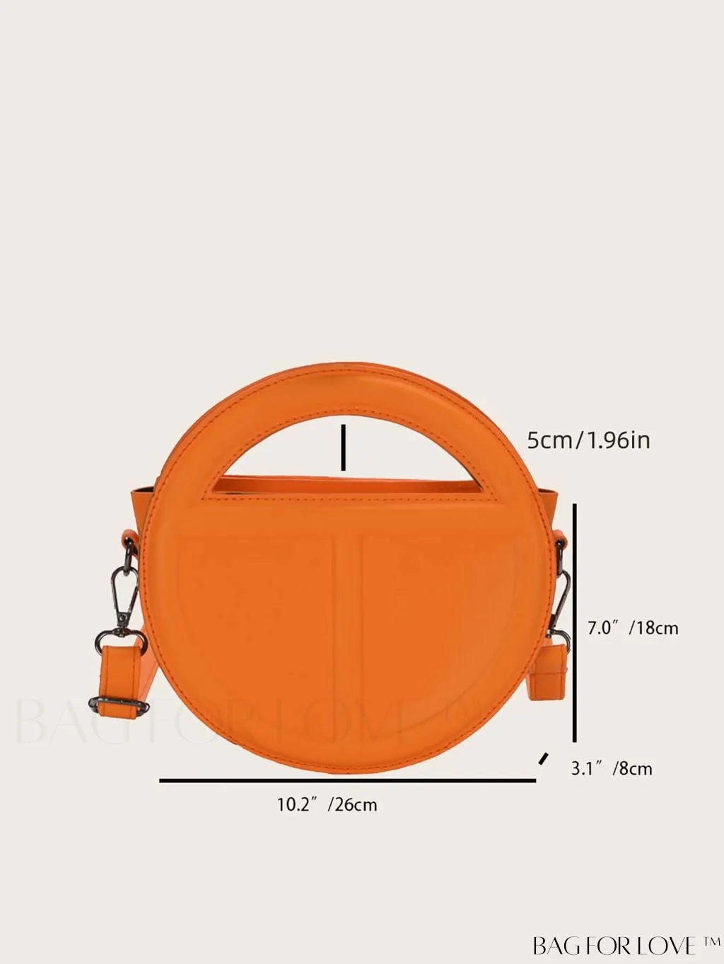 BagForLove - Chic Crossbody Handbag with Pressure Mark Detailing