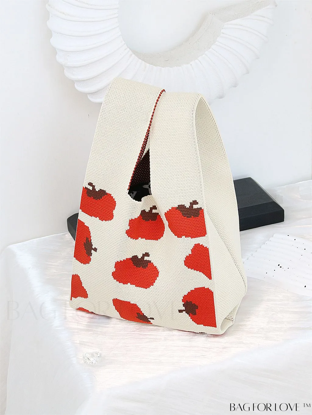 BagForLove - Stylish Tulip Pattern Crochet Bag: Chic Handbag for a Trendy Vacation