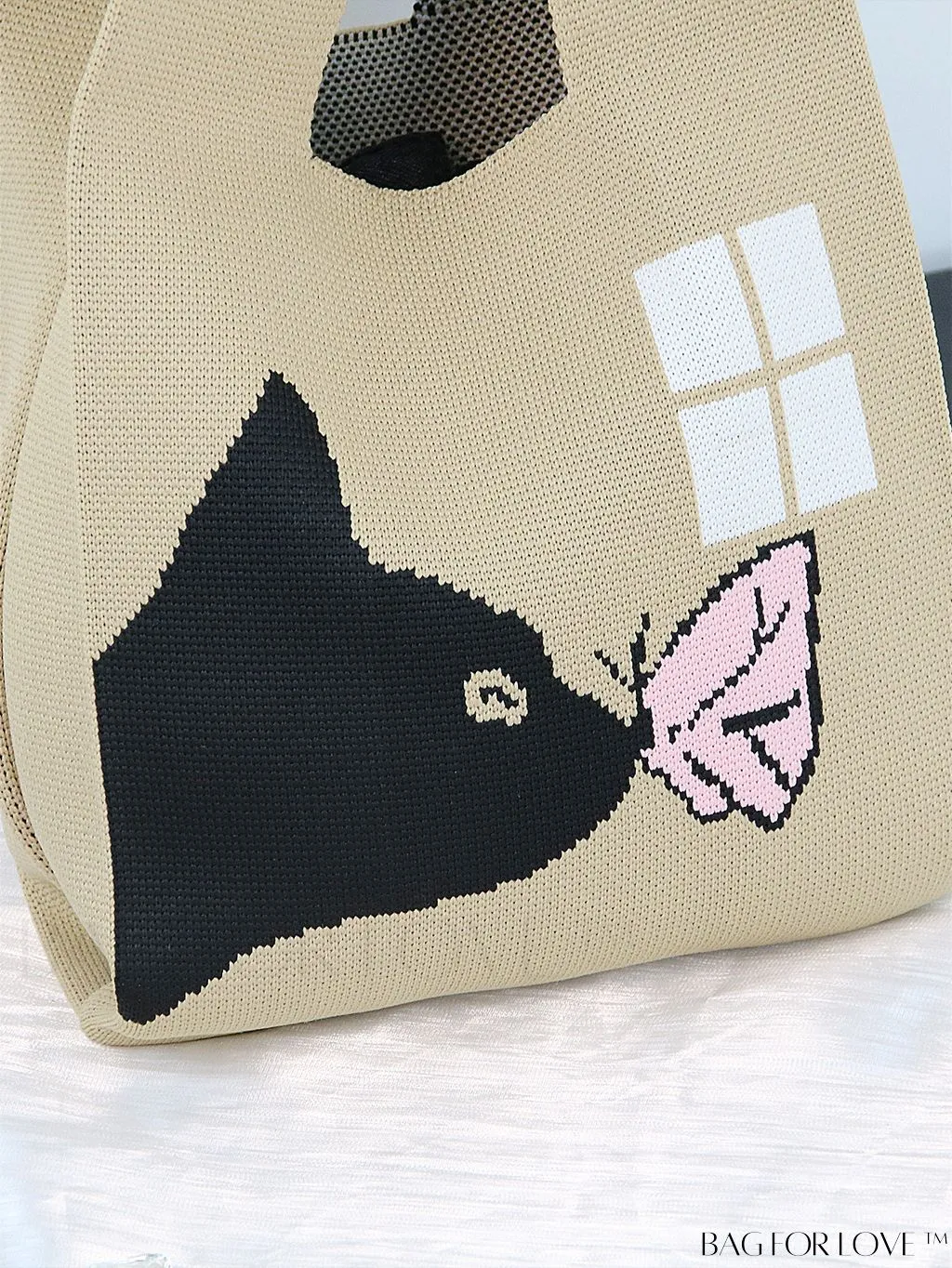 BagForLove - Stylish Tulip Pattern Crochet Bag: Chic Handbag for a Trendy Vacation