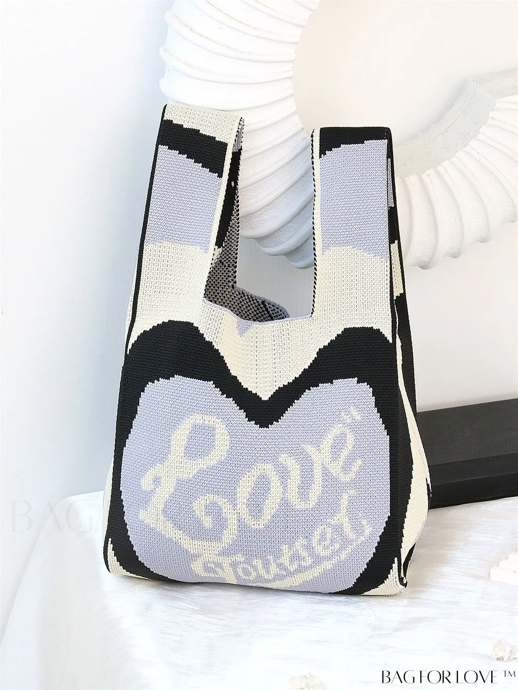 BagForLove - Stylish Tulip Pattern Crochet Bag: Chic Handbag for a Trendy Vacation