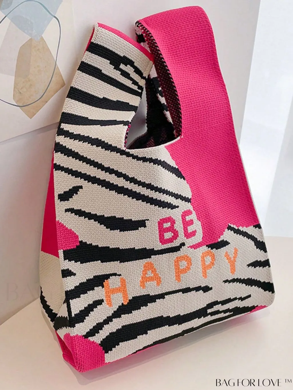 BagForLove - Stylish Tulip Pattern Crochet Bag: Chic Handbag for a Trendy Vacation