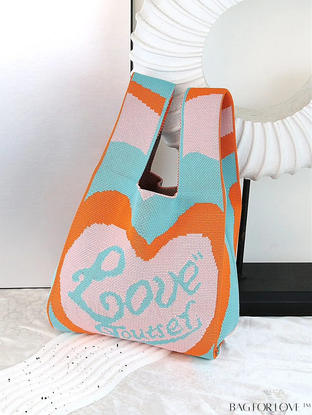 BagForLove - Stylish Tulip Pattern Crochet Bag: Chic Handbag for a Trendy Vacation