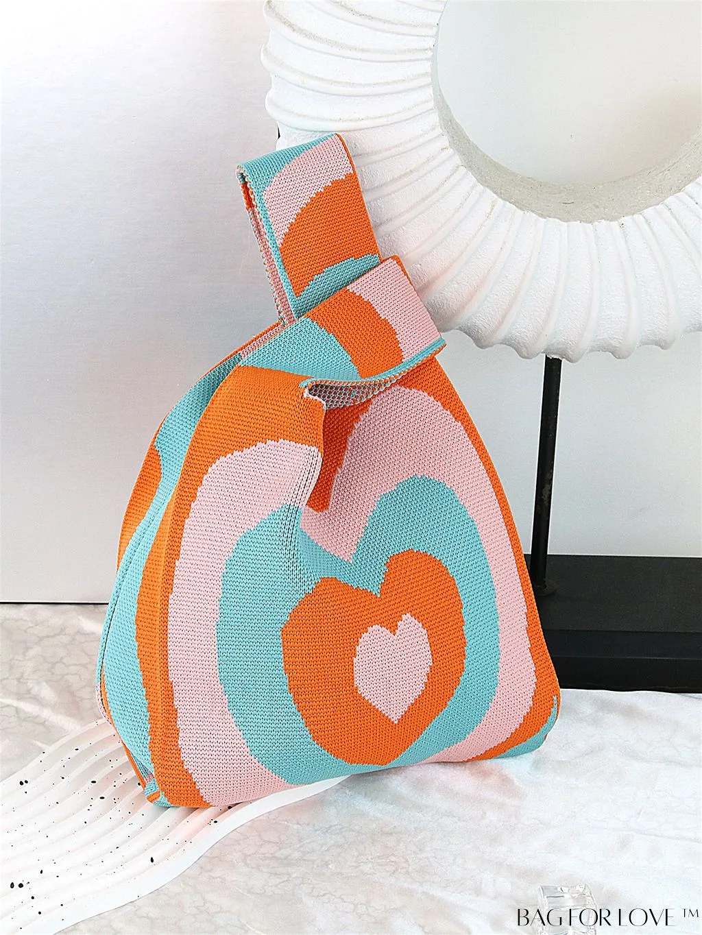 BagForLove - Stylish Tulip Pattern Crochet Bag: Chic Handbag for a Trendy Vacation