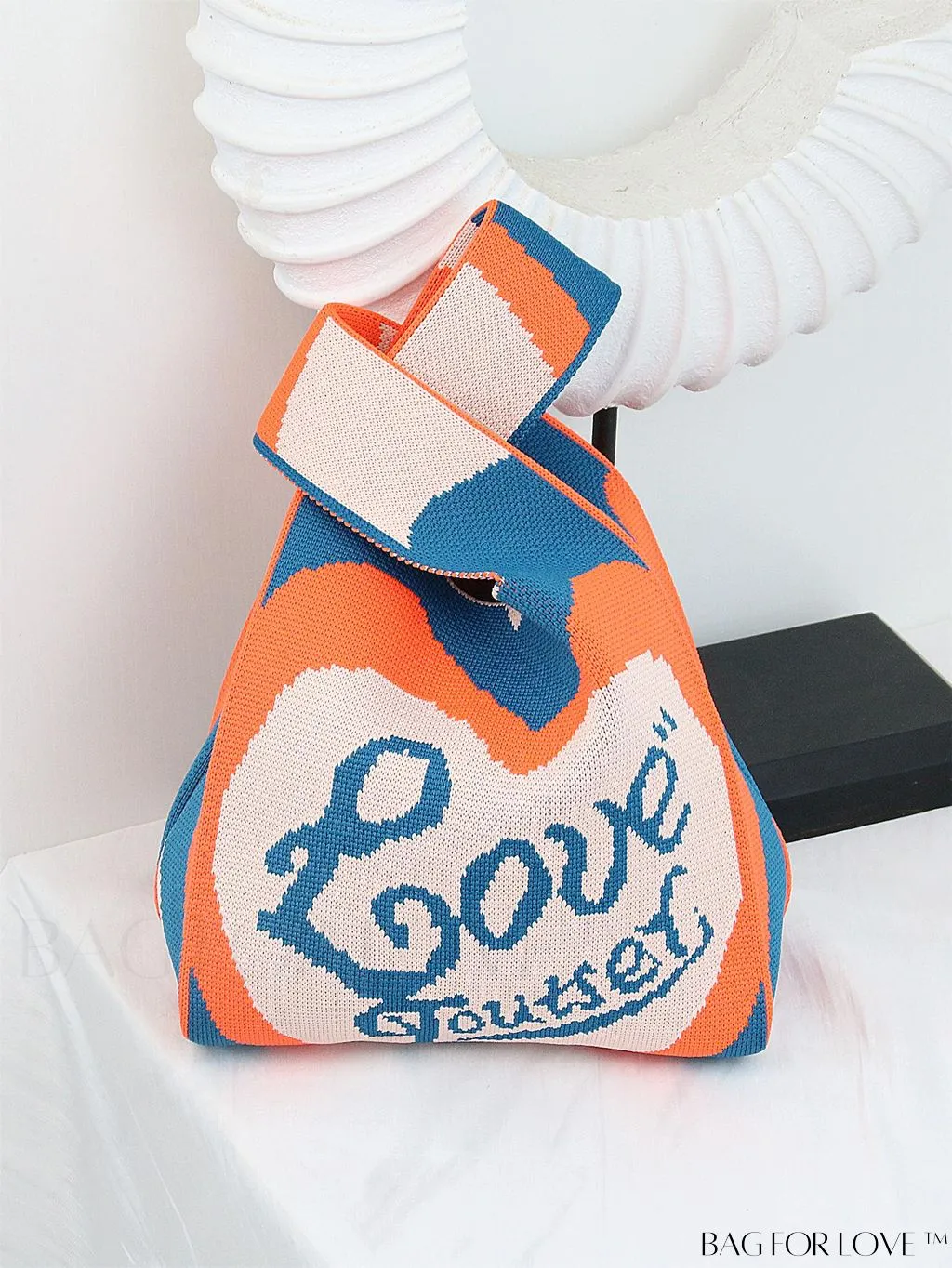 BagForLove - Stylish Tulip Pattern Crochet Bag: Chic Handbag for a Trendy Vacation