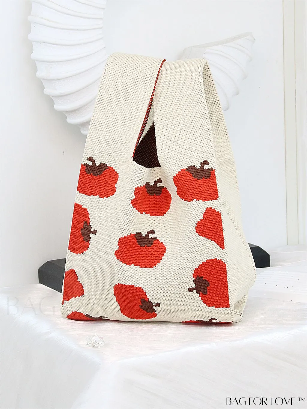 BagForLove - Stylish Tulip Pattern Crochet Bag: Chic Handbag for a Trendy Vacation