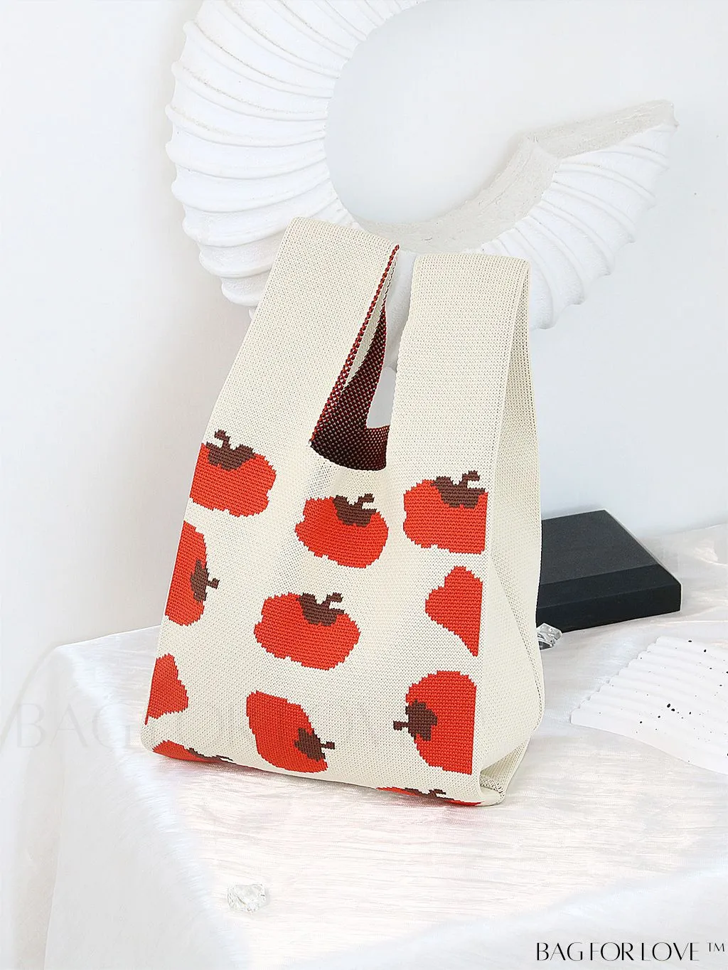 BagForLove - Stylish Tulip Pattern Crochet Bag: Chic Handbag for a Trendy Vacation