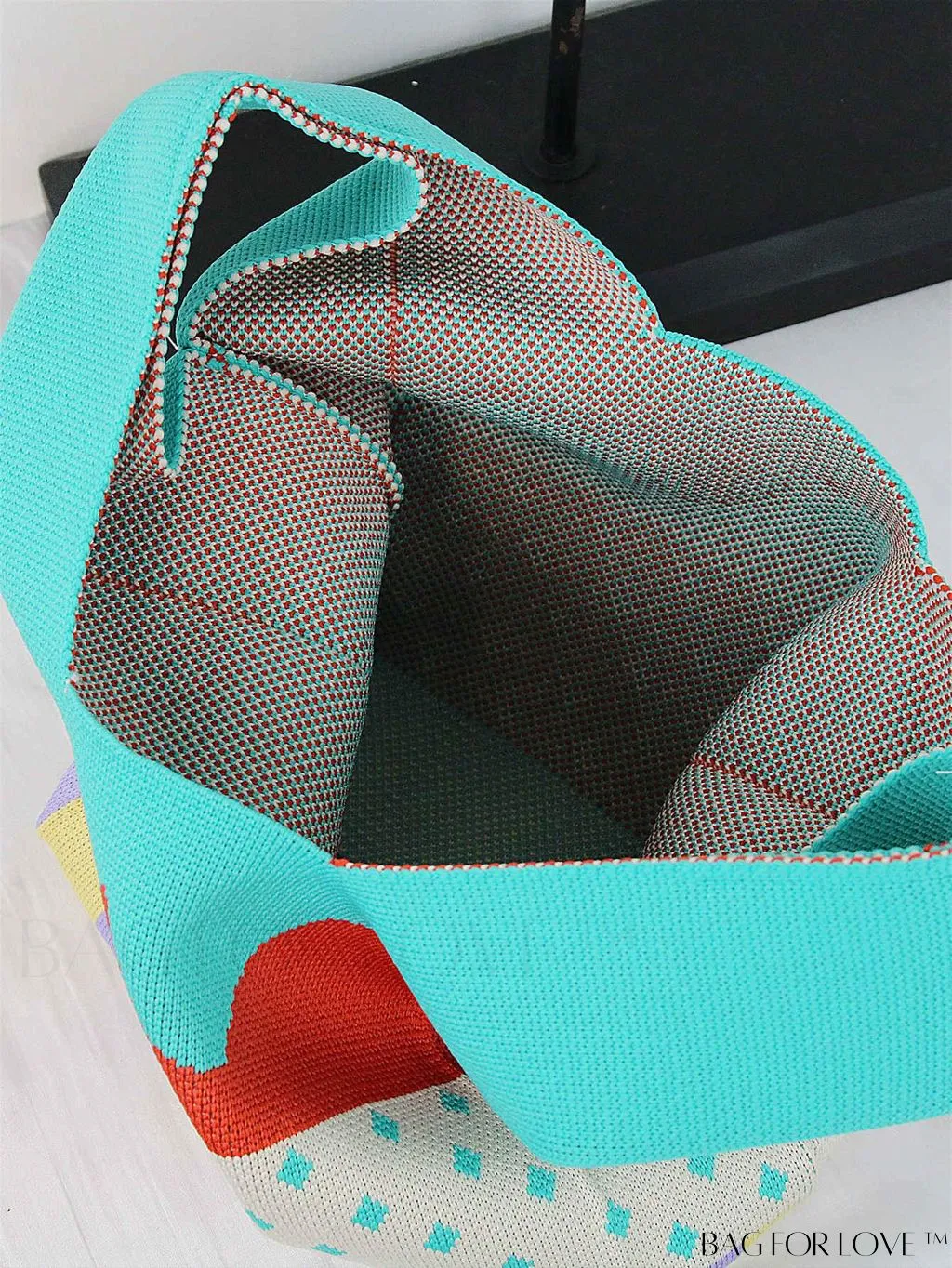 BagForLove - Stylish Tulip Pattern Crochet Bag: Chic Handbag for a Trendy Vacation