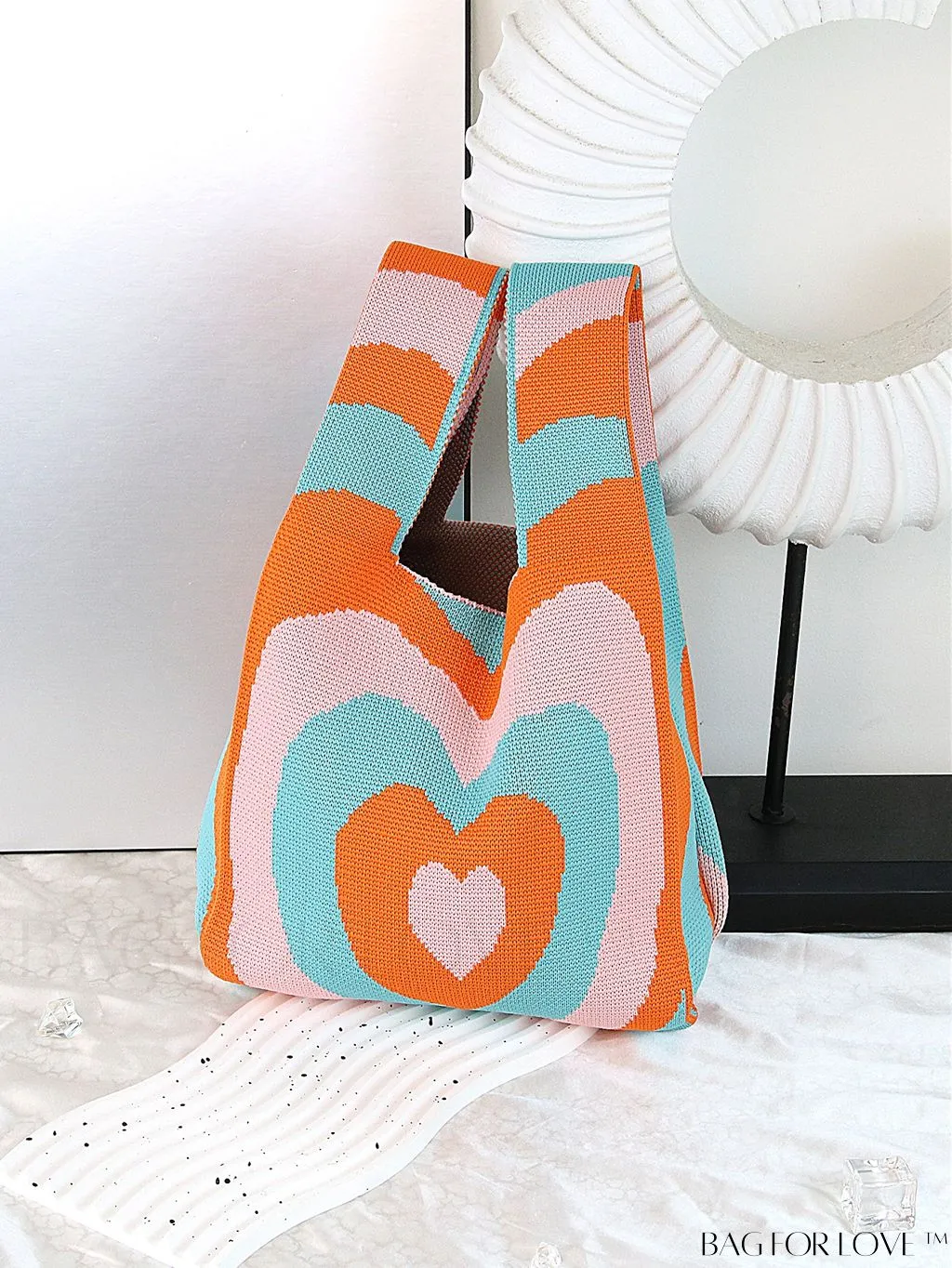 BagForLove - Stylish Tulip Pattern Crochet Bag: Chic Handbag for a Trendy Vacation