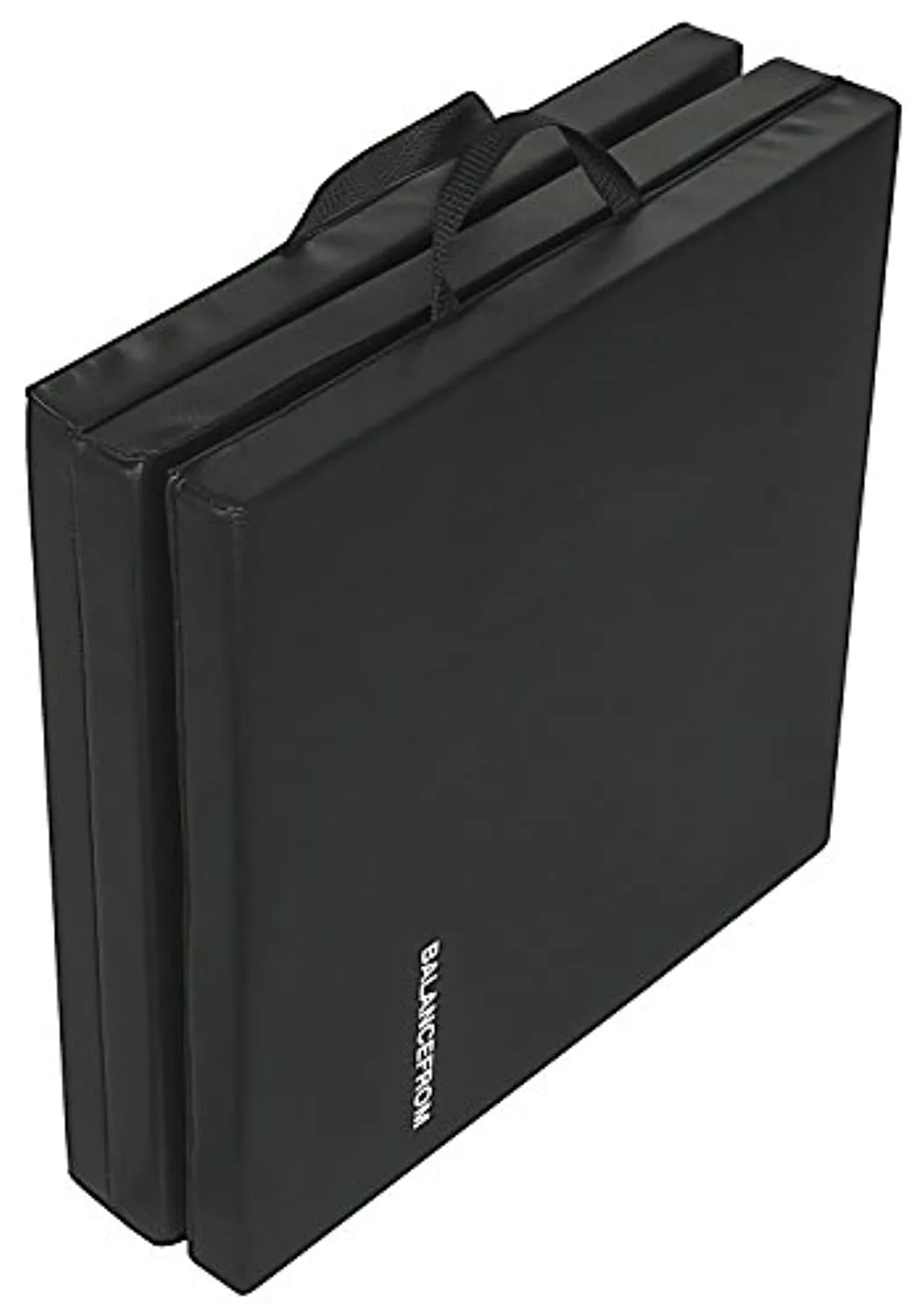 BalanceFrom 2" Thick Tri-Fold Folding Exercise Mat with Carrying Handles for MMA, Gymnastics and Home Gym Protective Flooring