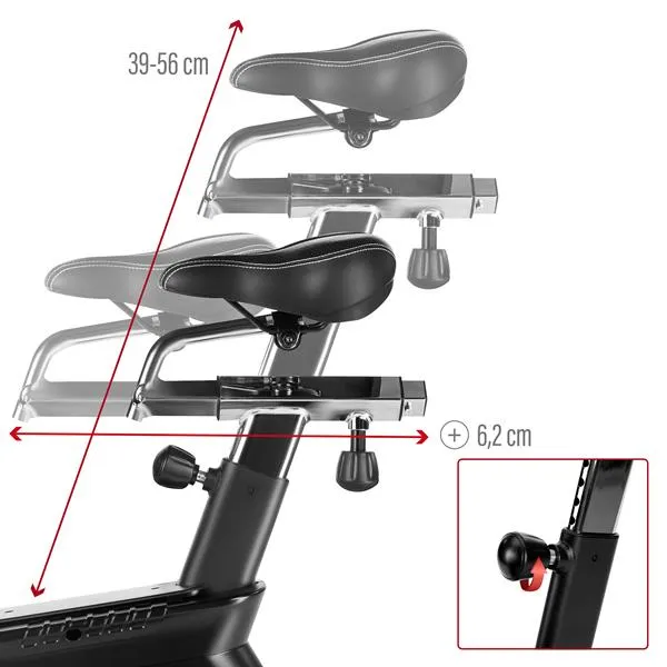 BICICLETA FITNESS AIR BIKE HMS MP5420