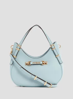 Blue Lefia Small Satchel Bag