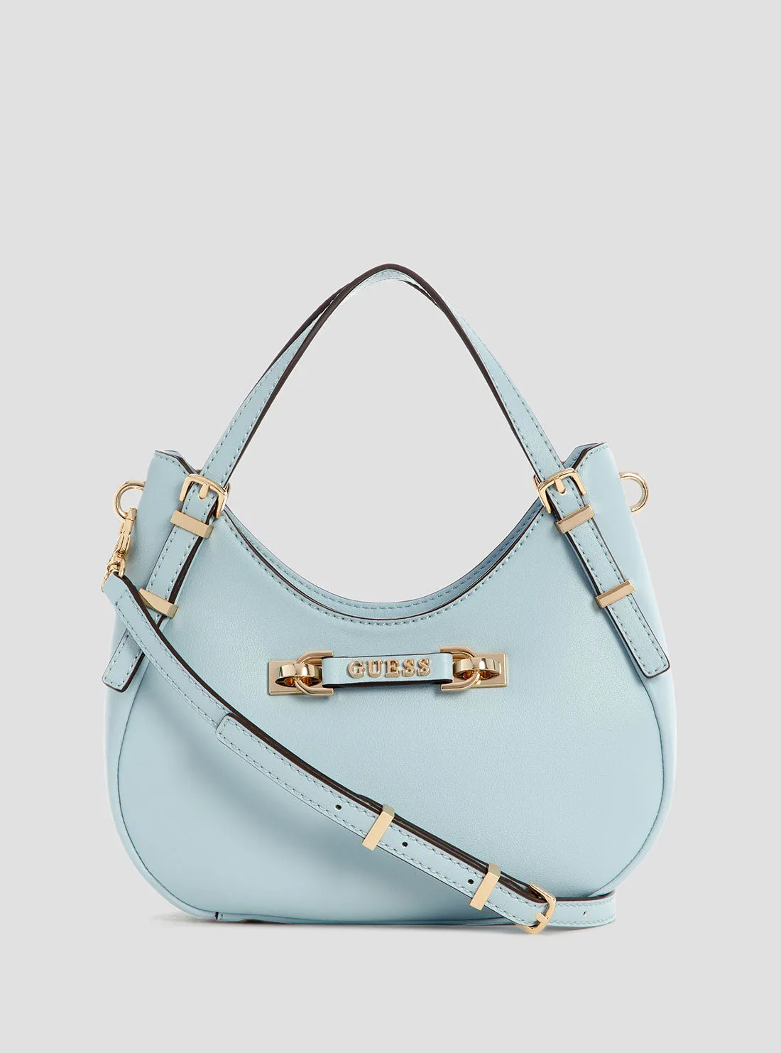 Blue Lefia Small Satchel Bag