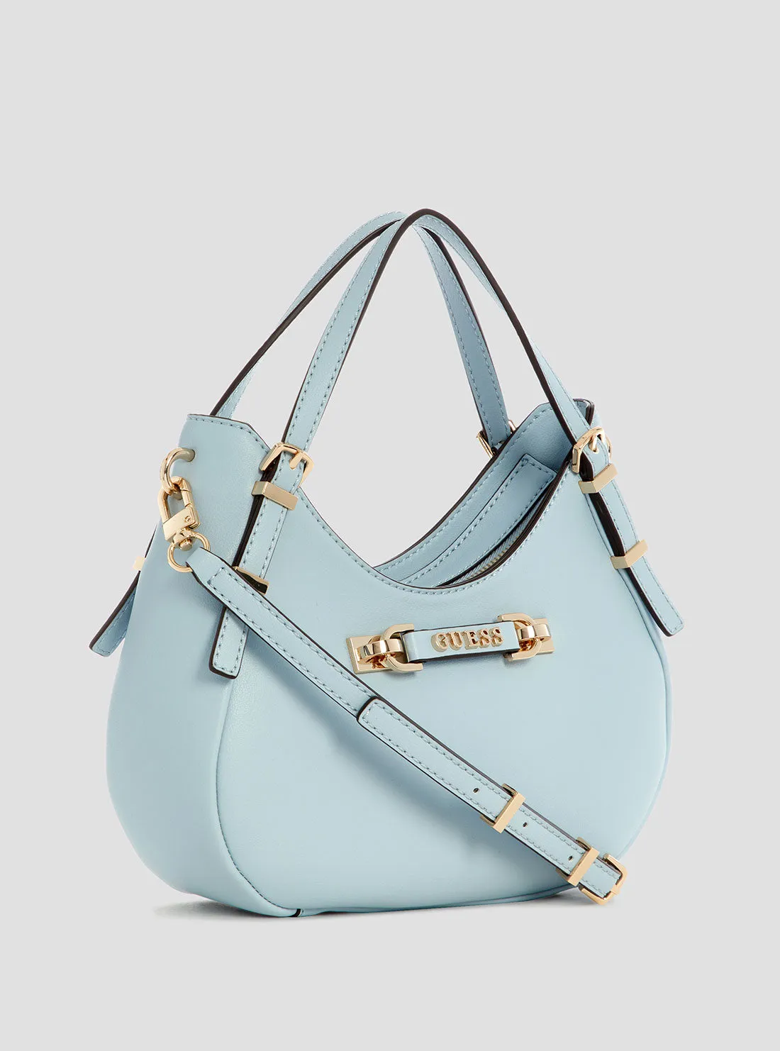Blue Lefia Small Satchel Bag