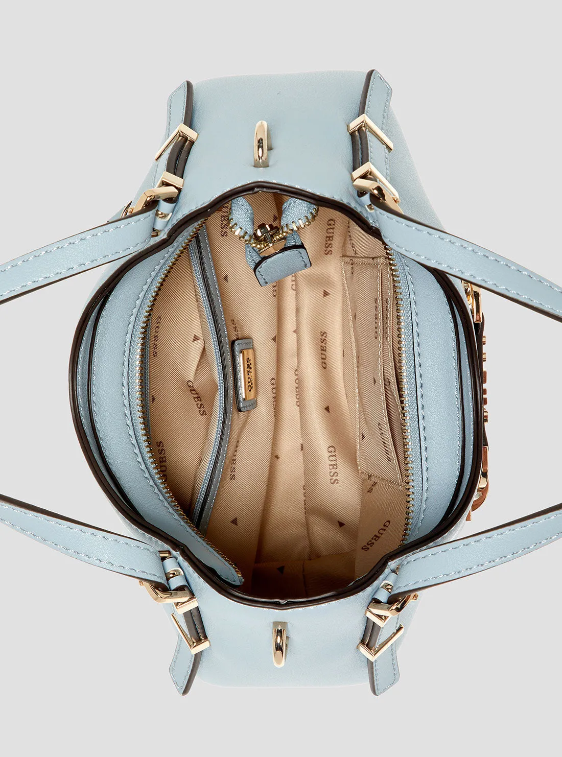 Blue Lefia Small Satchel Bag