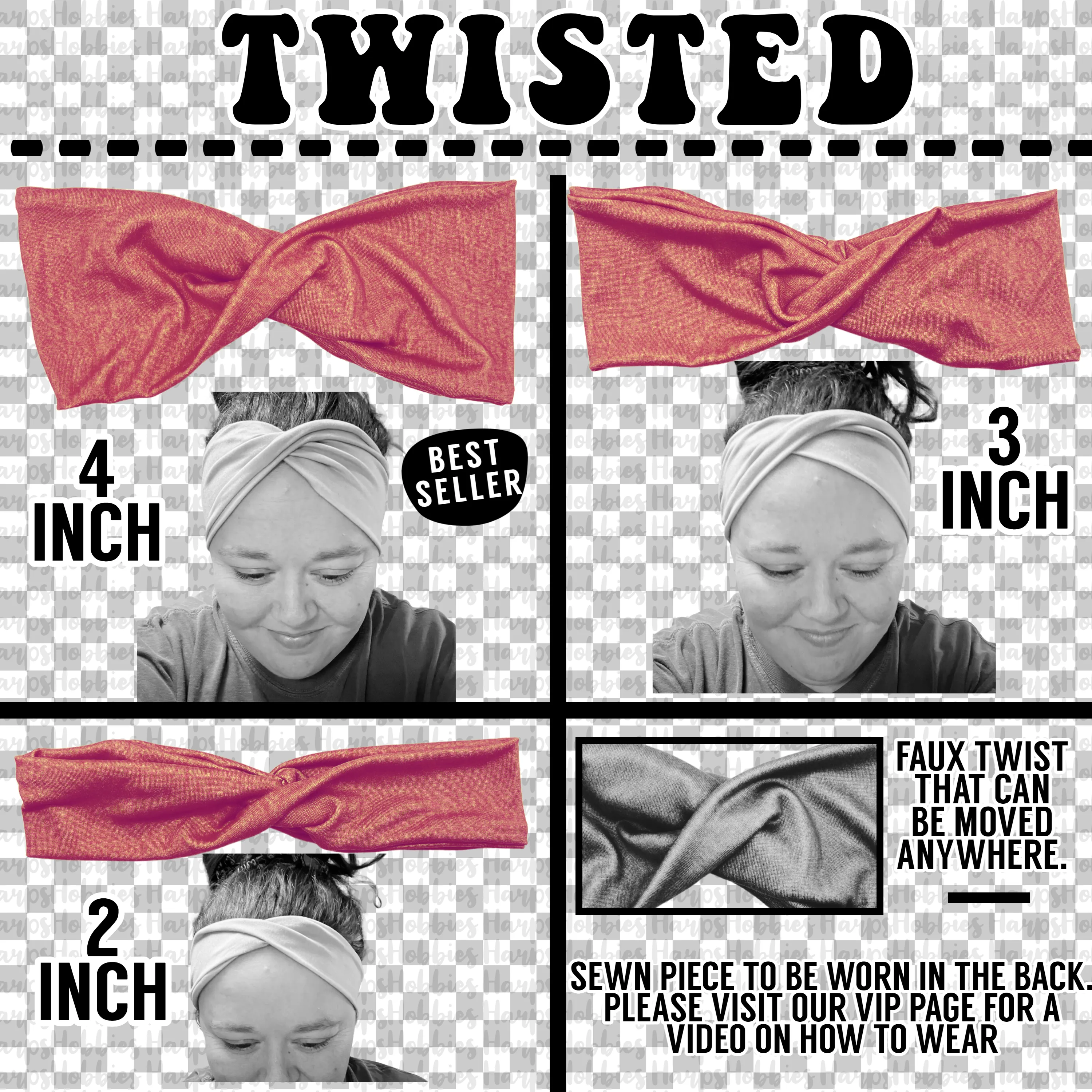 Brown Stripes Headband