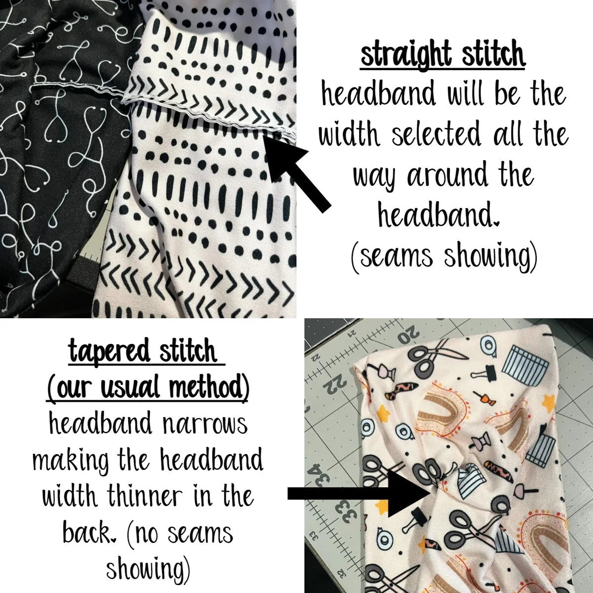 Brown Stripes Headband