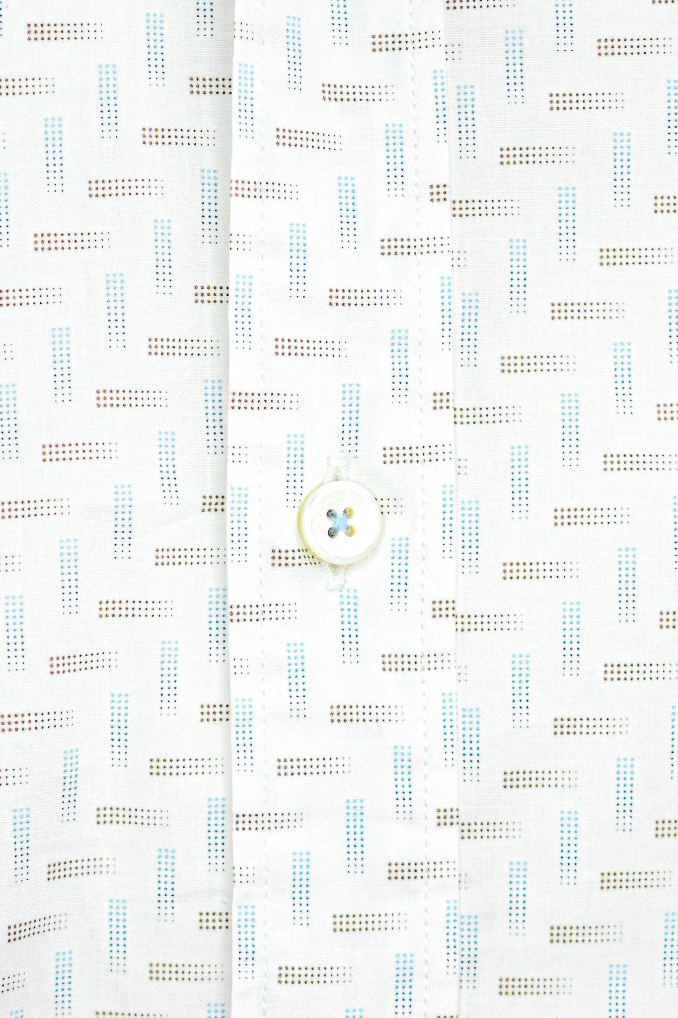 Bugatchi OoohCotton Stretch Geometric Shirt