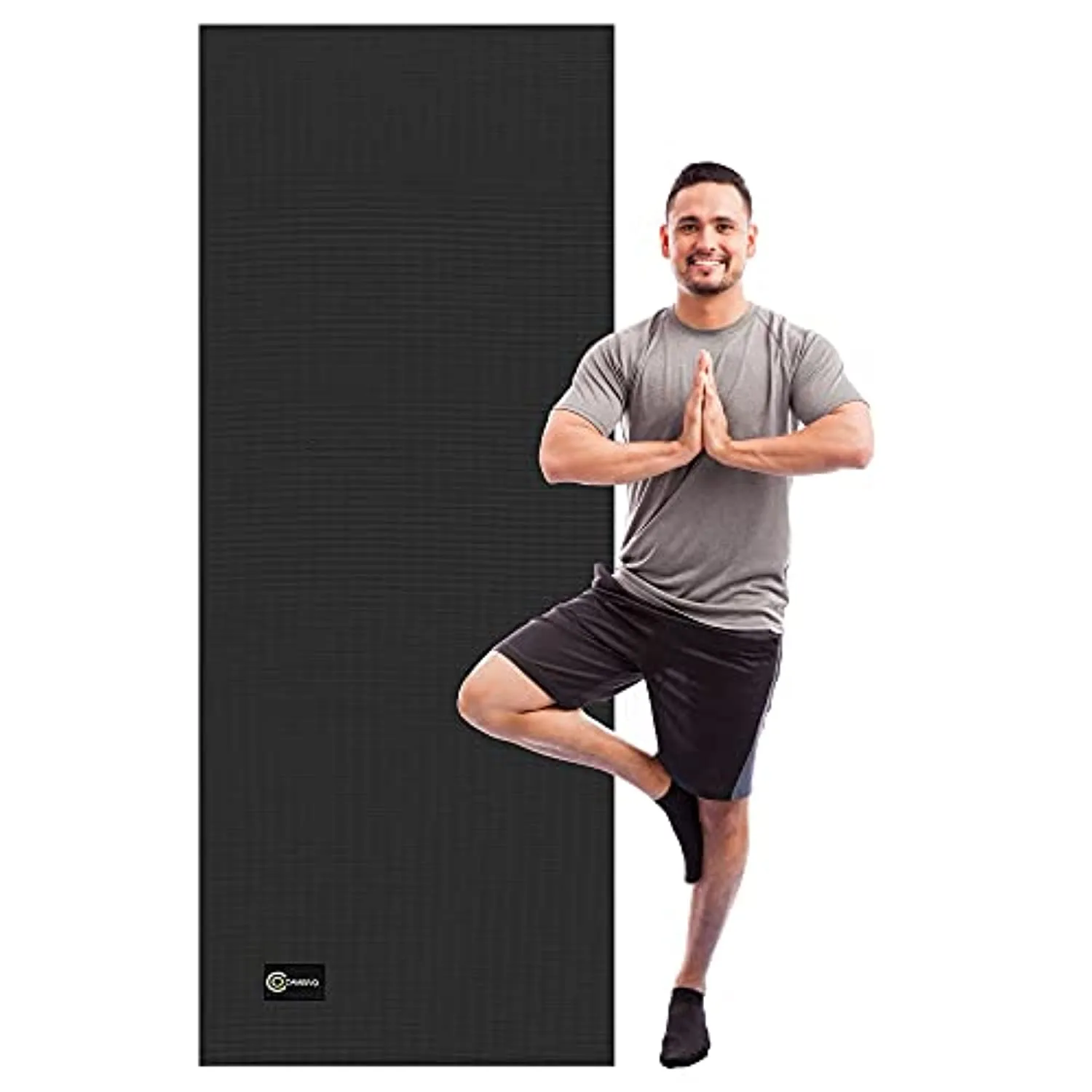 CAMBIVO Yoga Mat for Men and Women, Extra Long and Wide Exercise Mat(84" x 30" x 1/4 inch), Large Non Slip Workout Mat for Yoga, Pilates, Fitness, Barefoot Workouts, Home Gym Studio