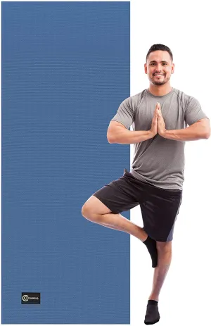 CAMBIVO Yoga Mat for Men and Women, Extra Long and Wide Exercise Mat(84" x 30" x 1/4 inch), Large Non Slip Workout Mat for Yoga, Pilates, Fitness, Barefoot Workouts, Home Gym Studio