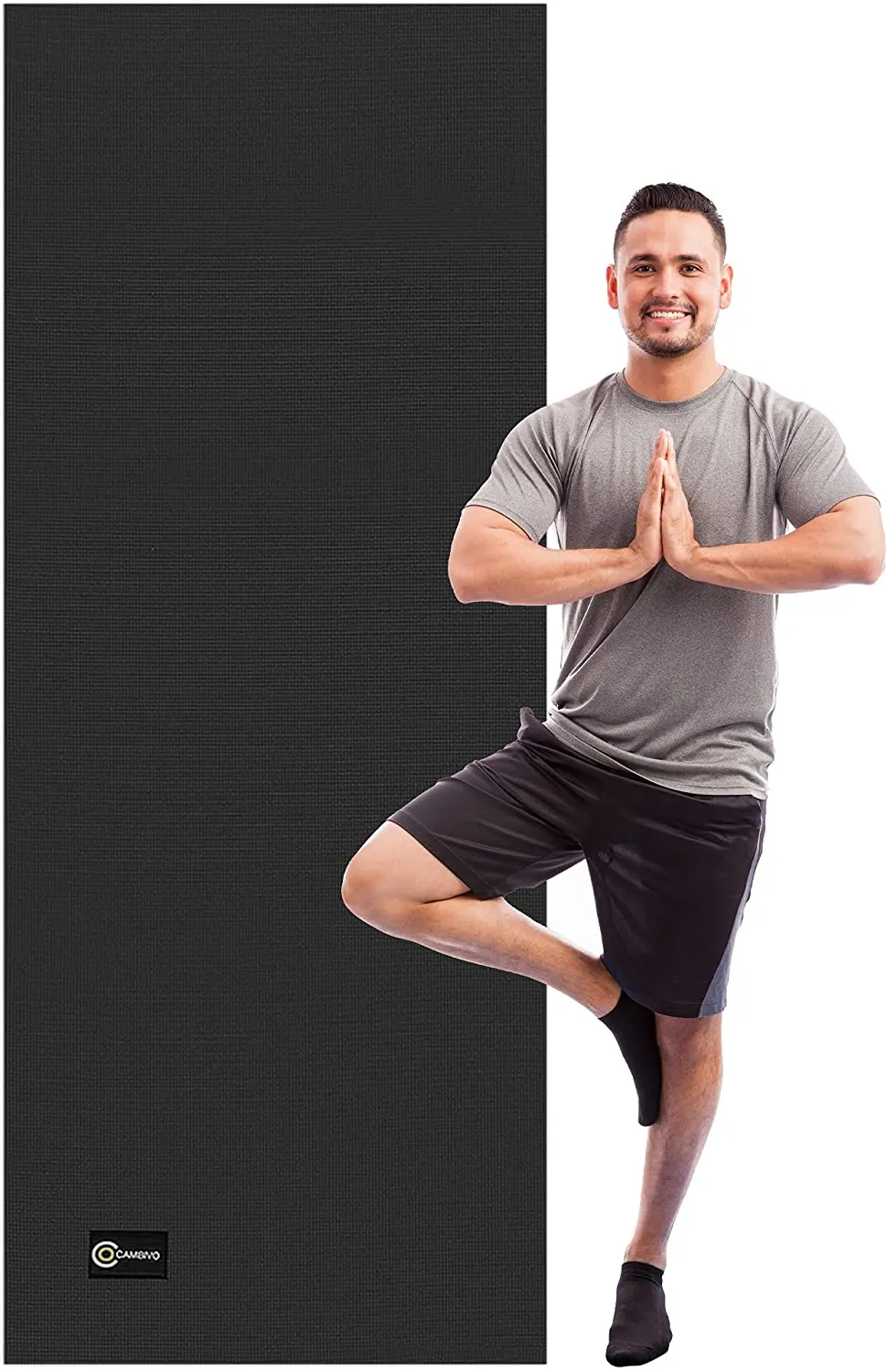 CAMBIVO Yoga Mat for Men and Women, Extra Long and Wide Exercise Mat(84" x 30" x 1/4 inch), Large Non Slip Workout Mat for Yoga, Pilates, Fitness, Barefoot Workouts, Home Gym Studio