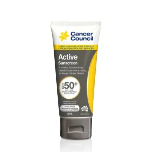 Cancer Council Active Sunscreen SPF50  35mL