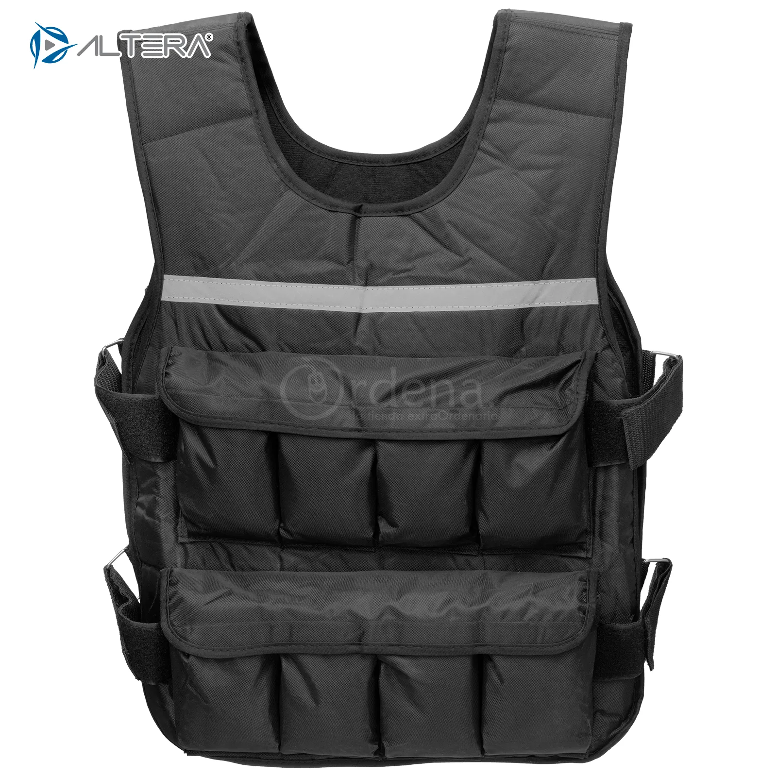 Chaleco Con Peso Practica Resistencia Gym Ajustable 40 Lb