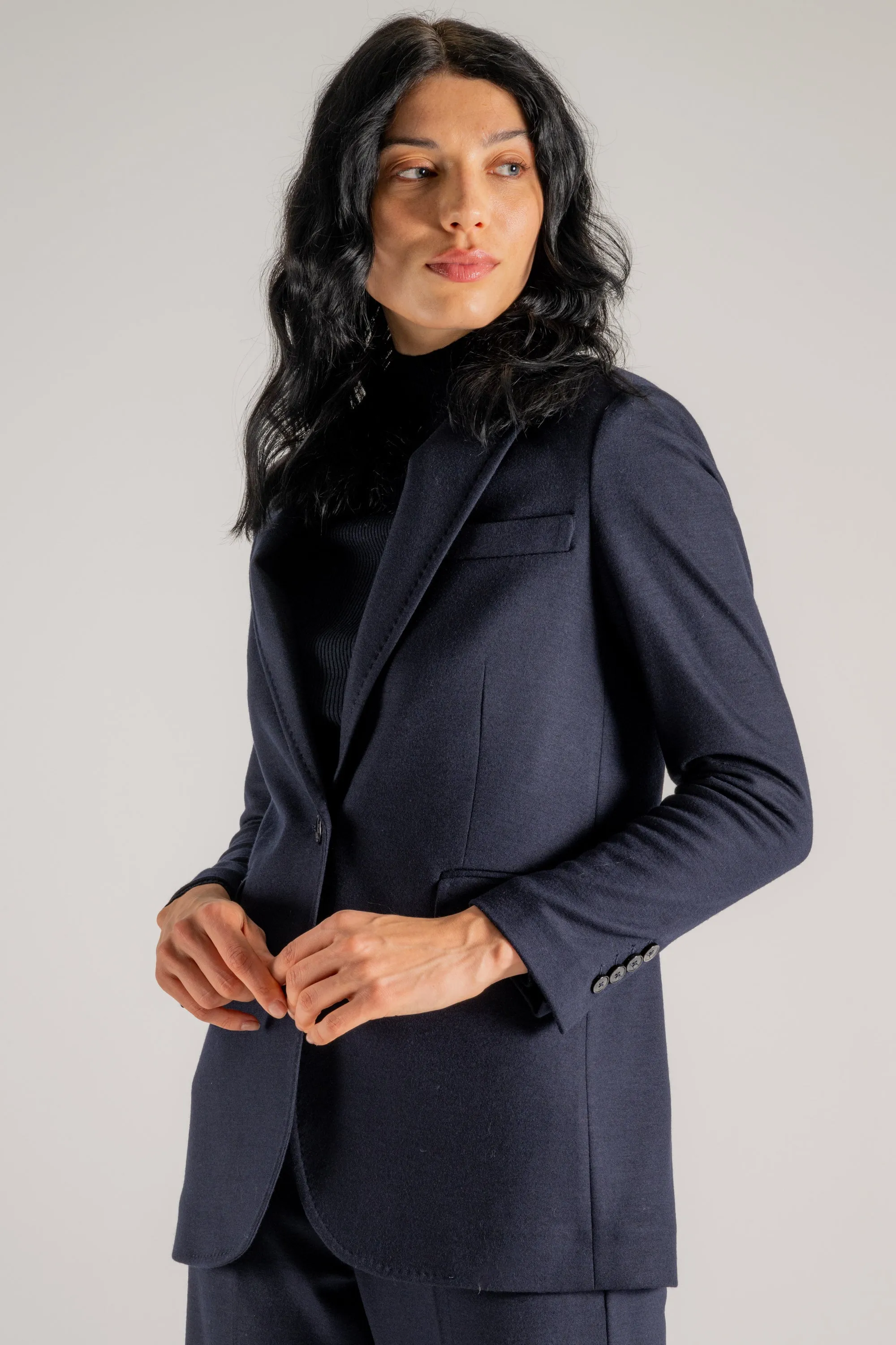 Circolo 1901 Giacca Lana Blu Donna