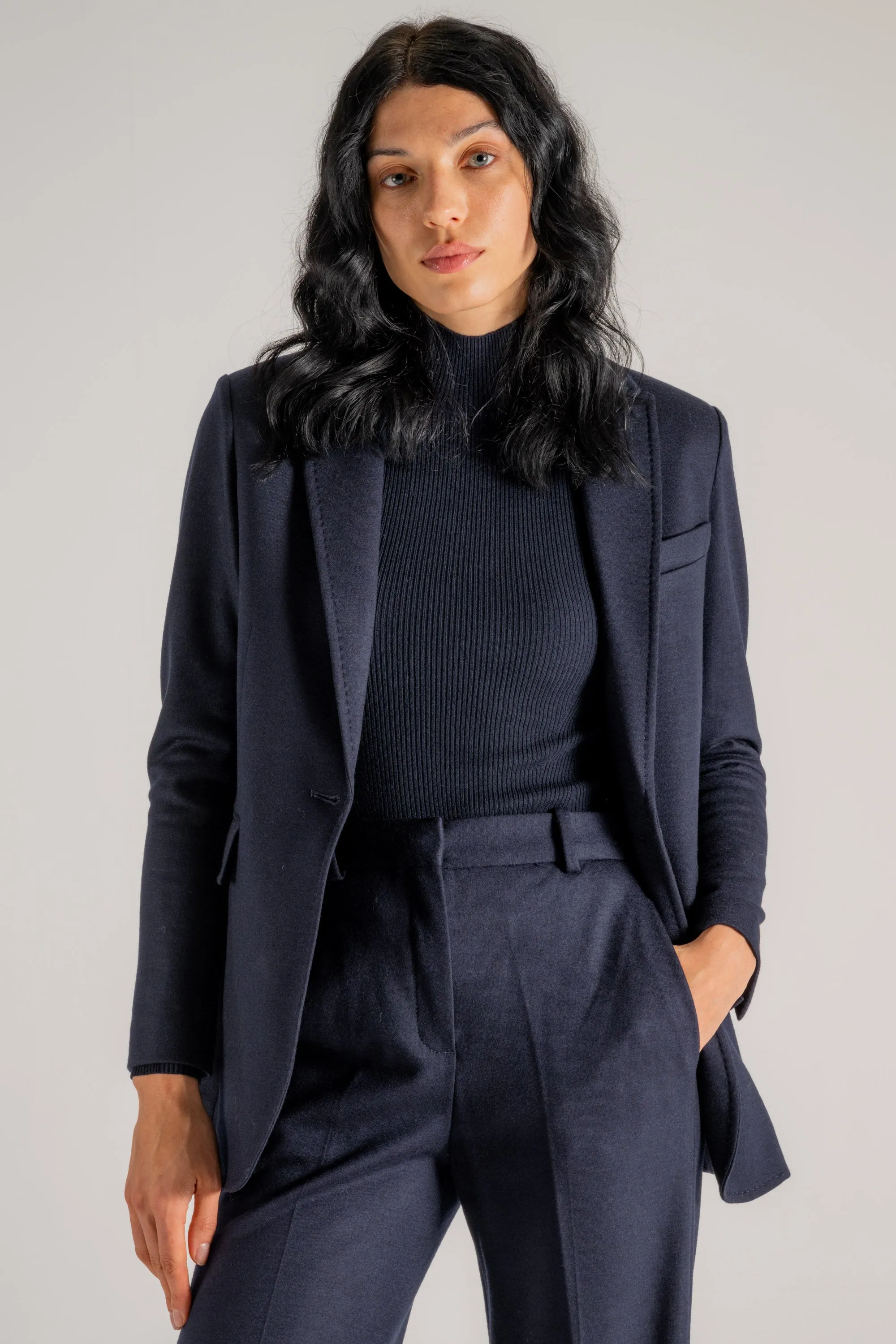 Circolo 1901 Giacca Lana Blu Donna