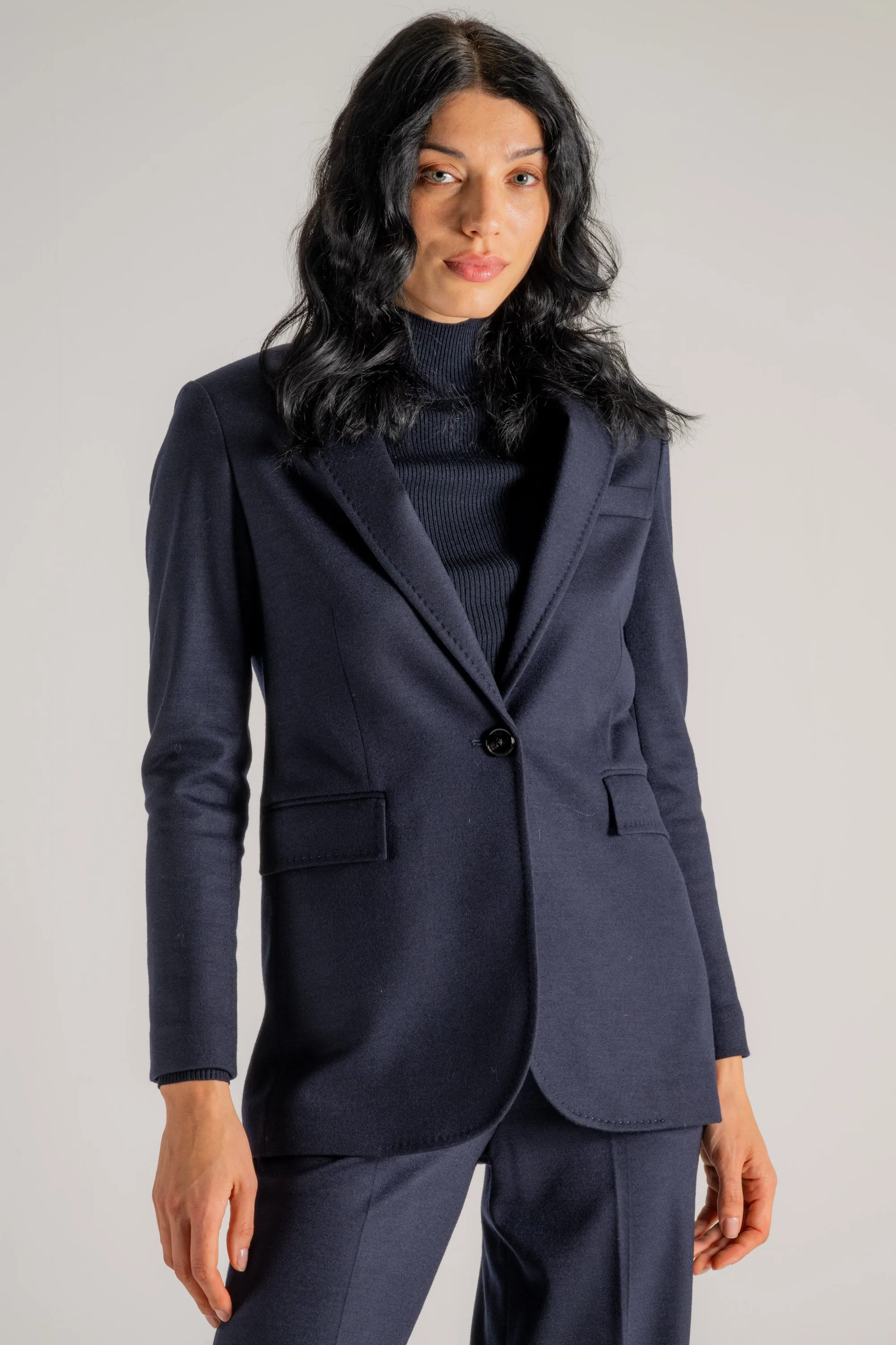 Circolo 1901 Giacca Lana Blu Donna