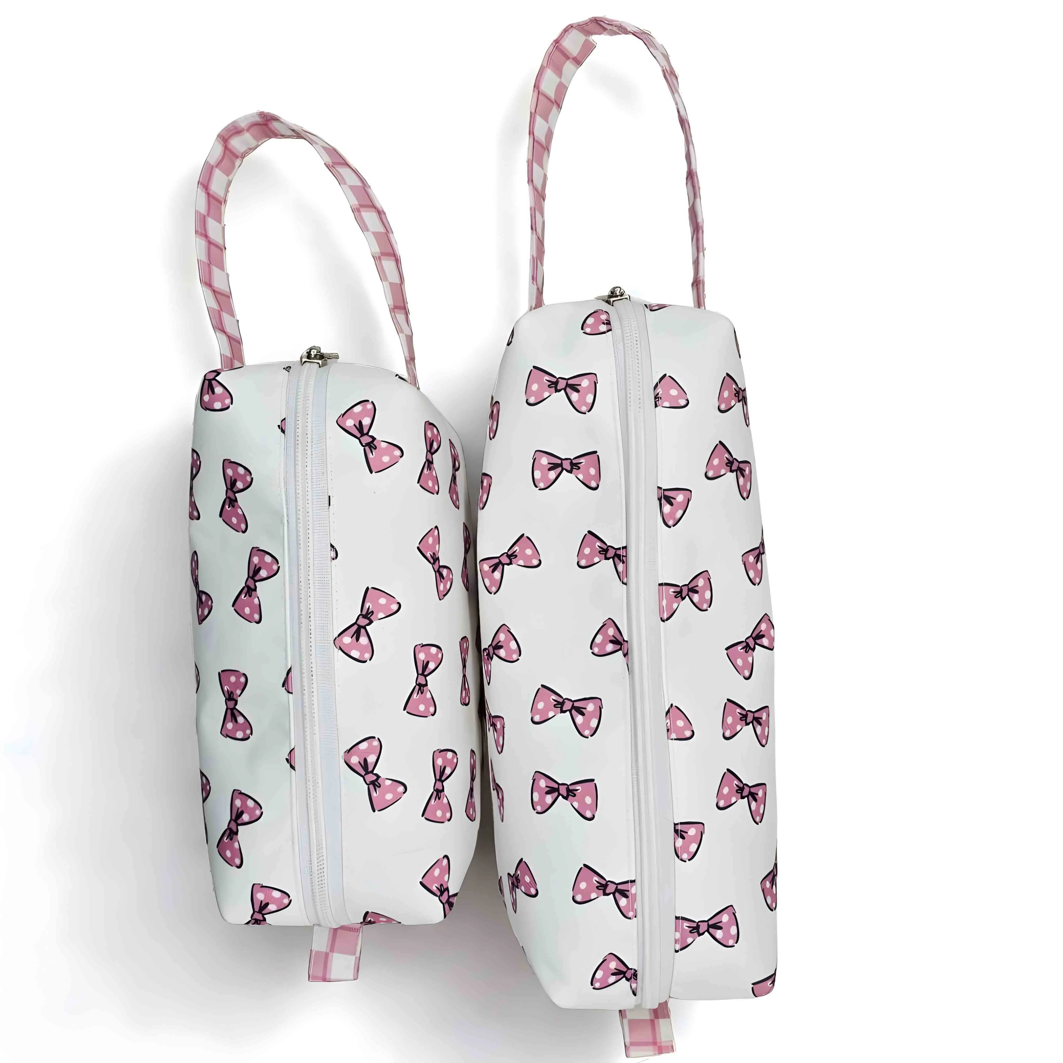 Classy Bow Print Swimming Bag Combo