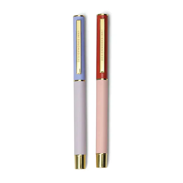 Color Block Pens - Lavender   Blush